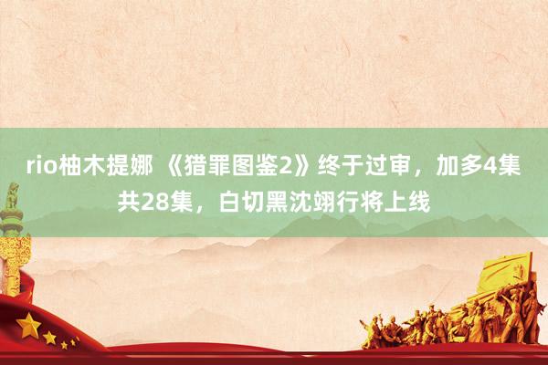 rio柚木提娜 《猎罪图鉴2》终于过审，加多4集共28集，白切黑沈翊行将上线