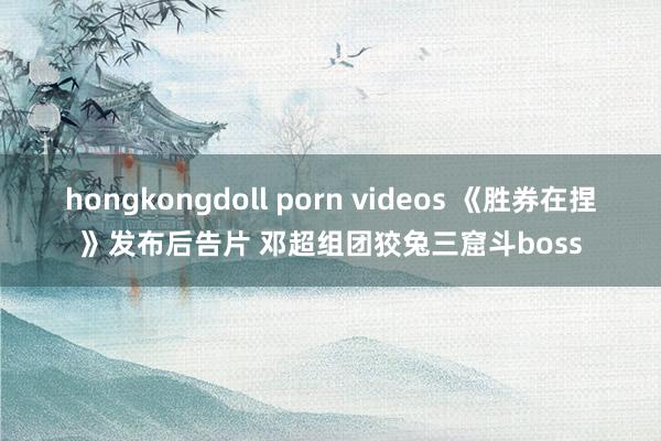 hongkongdoll porn videos 《胜券在捏》发布后告片 邓超组团狡兔三窟斗boss