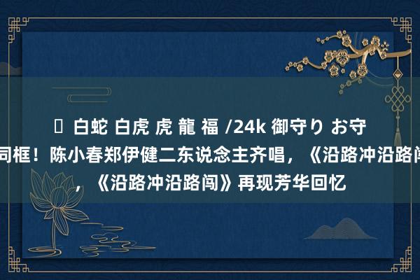 ✨白蛇 白虎 虎 龍 福 /24k 御守り お守り 古惑仔兄弟再同框！陈小春郑伊健二东说念主齐唱，《沿路冲沿路闯》再现芳华回忆